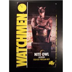 WATCHMEN NITE OWL (MODERN) COLD-CAST PORCELAIN BUST LIMITED EDITION 1469 OF 5000