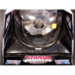STAR WARS TITANIUM SERIES DIE CAST DROID FIGHTER WITH DISPLAY CASE