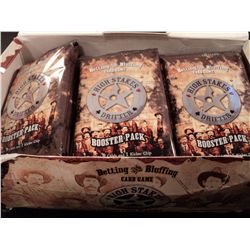 BOX OF 36 BETTING AND BLUFFING CARD GAME BOOSTER PACKS