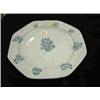 Image 1 : PAIR WEDGWOOD OCTAGONAL CHARGERS - PALE BLUE...