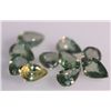 Image 2 : 4.43 CTW GREEN SAPPHIRE PEARSHAPE 4X6mm