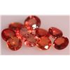 Image 1 : 3.16 CTW ORANGE SAPPHIRE ROUND 4X4mm