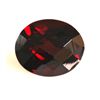 Image 1 : Natural Garnet 4.35 ctw Oval checkered 11x9mm