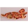 Image 2 : 4.20 CTW ORANGE SAPPHIRE PEARSHAPE 4X6mm