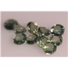 Image 1 : 3.84 CTW GREEN SAPPHIRE ROUND 4X4mm