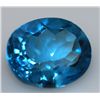 Image 1 : 9.36 CTW BLUE TOPAZ OVAL 12X14MM