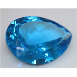 40.15 CTW BLUE TOPAZ PEARCUT