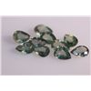 Image 1 : 4.70 CTW GREEN SAPPHIRE PEARSHAPE 4X6mm