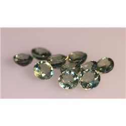 3.63 CTW GREEN SAPPHIRE ROUND 4X4mm