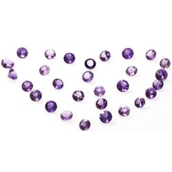 Natural 12.33ctw Amethyst Round Stone 4.5 to 8 (29)