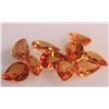 Image 1 : 5.07 CTW ORANGE SAPPHIRE PEARSHAPE 4X6mm