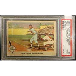 1959 Fleer Ted Williams.  From Mound To Plate.  PSA NM7