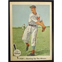1959 Fleer Ted Williams.  Burning Up The Minors.  NM