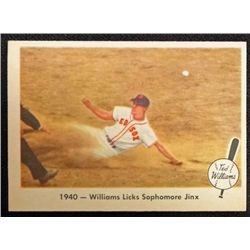1959 Fleer Ted Williams.  Williams Licks Sophomore Jinx.  NM