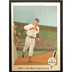 1959 FLEER TED WILLIAMS.  Ted Wins Triple Crown.  NM