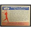 Image 2 : 1959 FLEER TED WILLIAMS.  Ted Wins Triple Crown.  NM