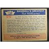 Image 2 : 1959 FLEER TED WILLIAMS.  TED SETS RUNS RECORD.  NM