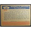 Image 2 : 1957 FLEER TED WILLIAMS.  TED CRASHES INTO WALL.  NM
