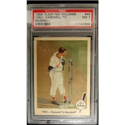1959 FLEER TED WILLIAMS.  FAREWELL TO BASEBALL. NM