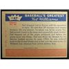 Image 2 : 1959 FLEER TED WILLIAMS.  TED CRASH LANDS  JETS.  NM