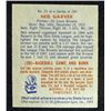 Image 2 : 1949 BOWMAN #15  NED GARVER  ROOKIE  NM