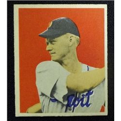 1949 BOWMAN #42  WALTER (Hoot) EVERS  ROOKIE  EX-MT