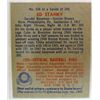 Image 2 : 1949 BOWMAN #104  ED STANKY  NM  ROOKIE