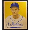 Image 1 : 1949 BOWMAN # 162  ELWIN (Preacher) ROE  NM+  ROOKIE