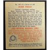 Image 2 : 1949 BOWMAN #166  MIKE TRESH  EM 6  ROOKIE