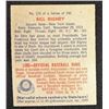 Image 2 : 1949 BOWMAN #170  BILL RIGNEY  NM  O/C