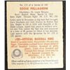 Image 2 : 1949 BOWMAN #172  EDDIE PELLAGRINI  EM+  ROOKIE
