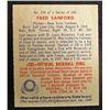 Image 2 : 1949 BOWMAN  #236  FRED SANFORD  NM  ROOKIE