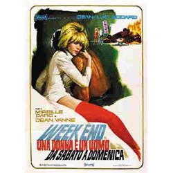 LOTTO DI N. 2 MANIFESTI PER IL FILM WEEK-END