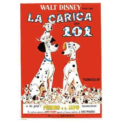 2 MANIFESTI PER IL FILM LA CARICA DEI 101