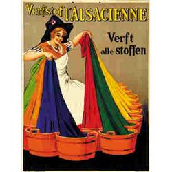 3 CARTELLI VETRINA PER TINTURE TESSUTI