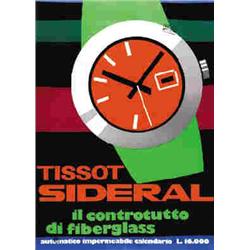 LOTTO DI N. 2 MANIFESTI PER GLI OROLOGI TISSOT