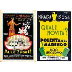 LOTTO DI N. 2 MANIFESTI DI MARIO  BORRIONE