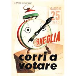 8 MANIFESTI CHE INVITANO LA POPOLAZIONE A VOTARE