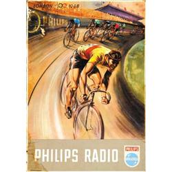 3 CART. PHILIPS RADIO PER OLIMPIADI LONDRA 1948