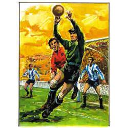 LOTTO DI 2 MANIFESTI PER PARTITE DI CALCIO