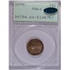 Image 1 : 1890 SEATED DIME PCGS MS 64 CAC! SUPERB! RATTLER