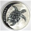 Image 1 : 2012 1 OZT .999 FS FIJI TAKU TURTLE