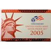 Image 1 : 2005 U.S. SILVER PROOF SET ORIGINAL BOX