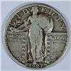 Image 1 : 1927-S STANDING LIBERTY QUARTER BORDERLINE VF