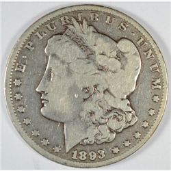 1893 MORGAN DOLLAR VG