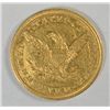 Image 2 : 1853 $5.00 GOLD LIBERTY XF/AU