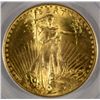 Image 2 : 1924 $20.00 ST GAUDENS PCGS MS 64 GREEN LABEL