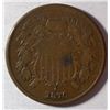 Image 1 : 1870 TWO CENT PIECE VF NICE