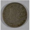 Image 1 : 1896 LIBERTY NICKEL XF, A NICE TONED NICKEL WITH A GREAT LOOK