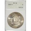 Image 1 : 1880 S MORGAN DOLLAR ANACS MS 66 SUPER